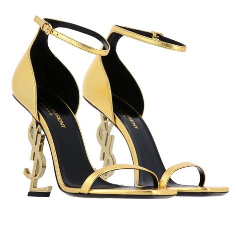 sandali ysl oro|Saint Laurent Sandals for Women .